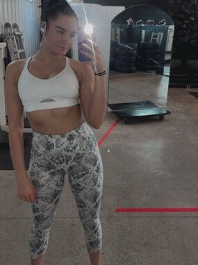Victoria’s Secret Pink Snake Print Active Leggings